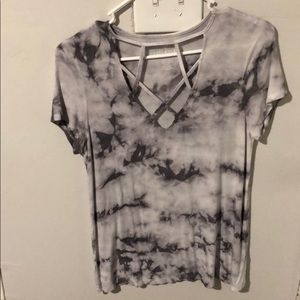 American Eagle marbled shirt